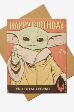 Typo Cards Star Wars Funny Birthday Card