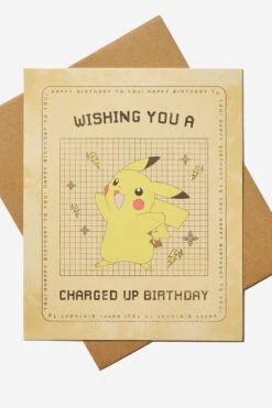 Typo Cards Pokemon Nice Birthday Card