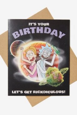 Typo Cards Rick & Morty Nice Birthday Card