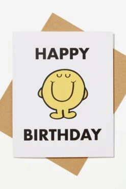 Typo Cards Mr. Men Nice Birthday Card