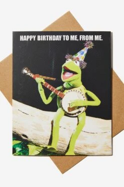 Typo Cards & Gift Wrap Kermit The Frog Birthday Card