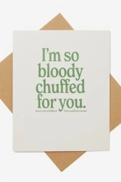 Typo Cards & Gift Wrap Congratulations Card