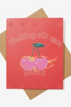 Typo Cards Premium Funny Birthday Card