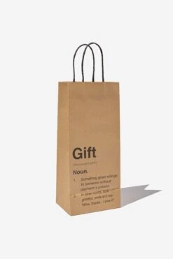Typo Wrapping Paper & Gift Bags Bottle Gift Bag