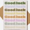 Typo Cards Good Luck Card
