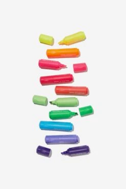 Typo Pens & Markers Mini Highlighter 10Pk