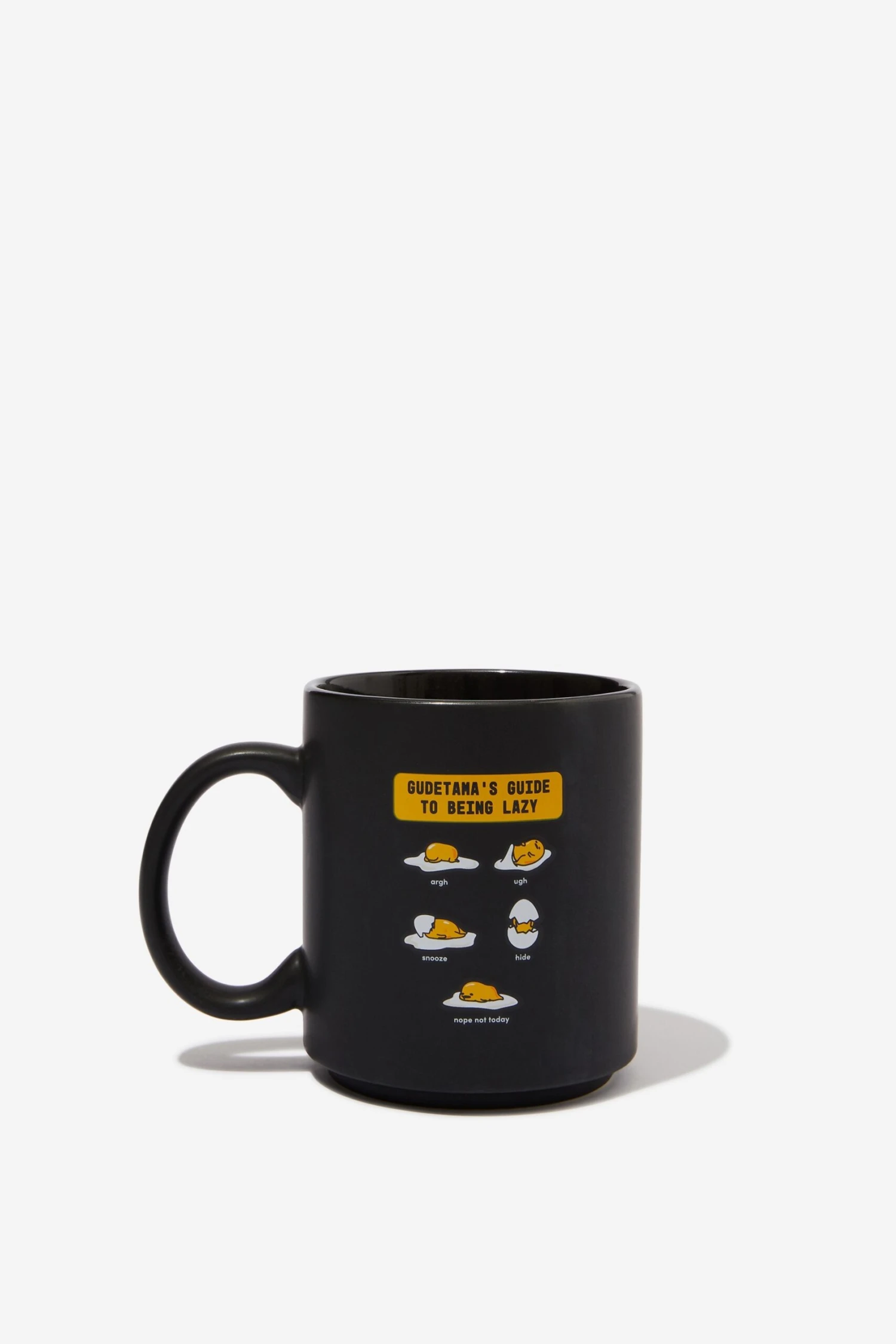 Typo Mugs & Eating Gudetama Daily Mug 1 Typo Mugs & Eating Gudetama Daily Mug