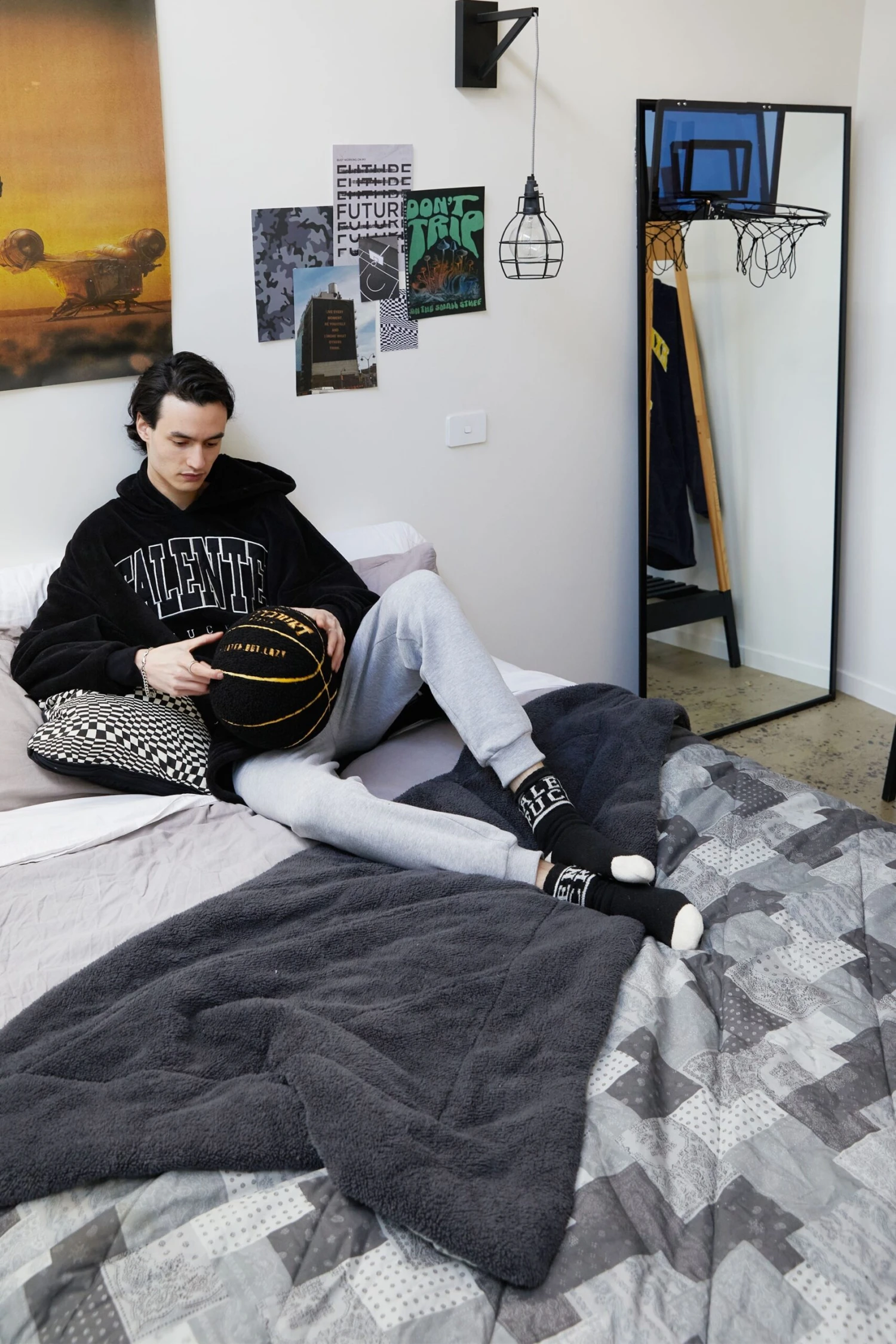 Typo Home Slounge Around Slipper Sock 2 Typo Home Slounge Around Slipper Sock - Image 2