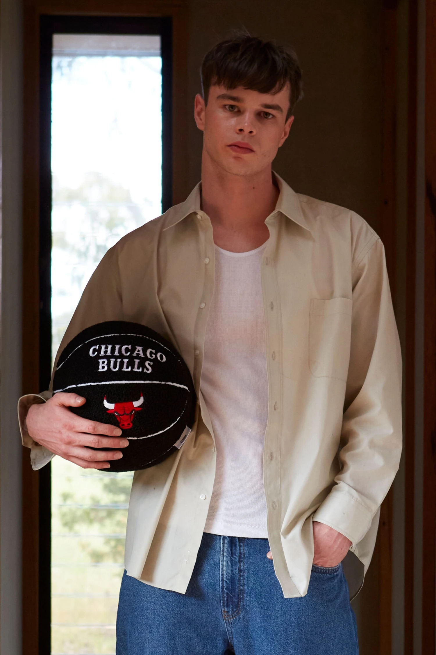 Typo Cushions NBA Chicago Bulls Basketball Cushion 2 Typo Cushions NBA Chicago Bulls Basketball Cushion - Image 2