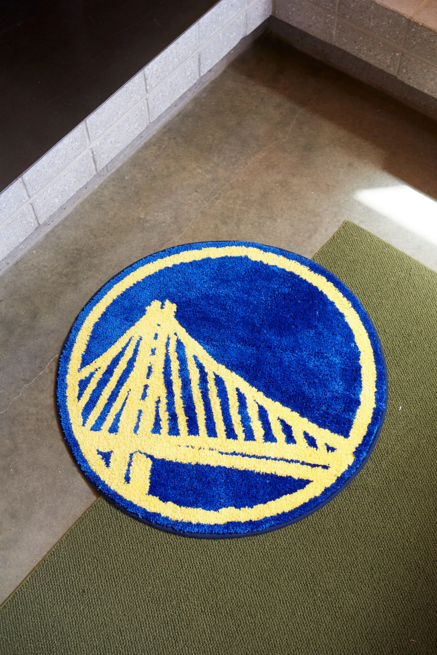 Typo Home NBA Golden State Floor Rug 2 Typo Home NBA Golden State Floor Rug - Image 2
