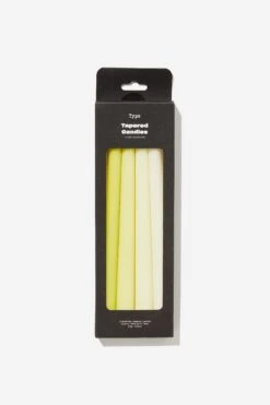 Typo Home Decor 4 Pk Tapered Candles
