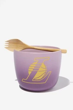 Typo Kitchen + Bar NBA Lakers Fork It Feed Me Bowl