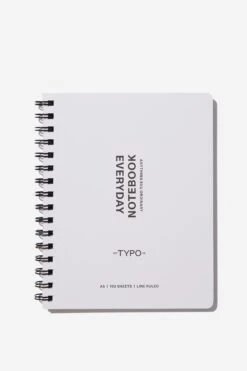 Typo Stationery A5 Everyday Notebook