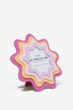 Typo Home Decor Shaped Photo Frame