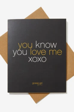 Typo Cards Gossip Girl Love Card