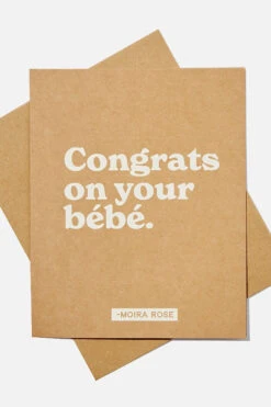 Typo Cards Schitts Creek Baby Card